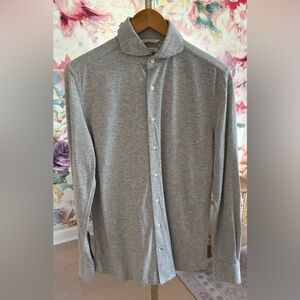 Suitsupply Light Gray Cotton Knit